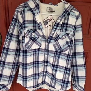 Boston Traders flannel shirt, sherpa lined.